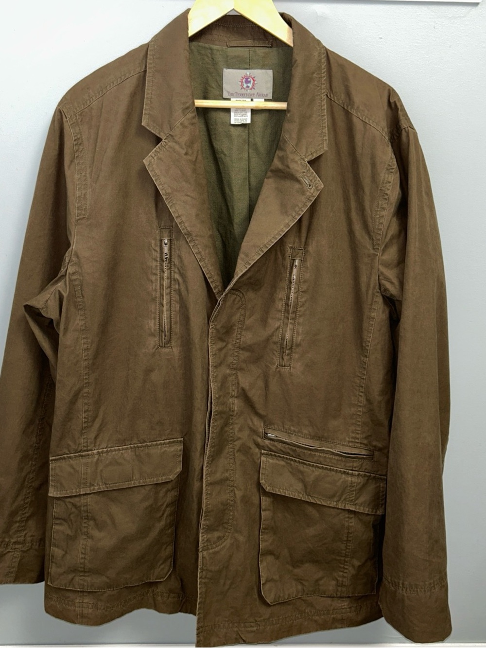 VTG Territory Ahead Men’s L Utility Cargo Barn Field Blazer Jacket Gorpcore